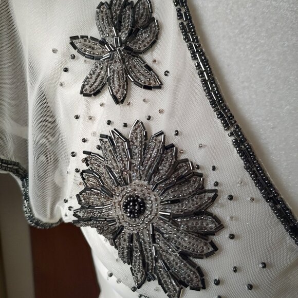 Vintage BCBGMaxazria Beaded Wrap - Picture 5 of 5